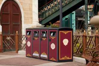 An eco station installed at our park