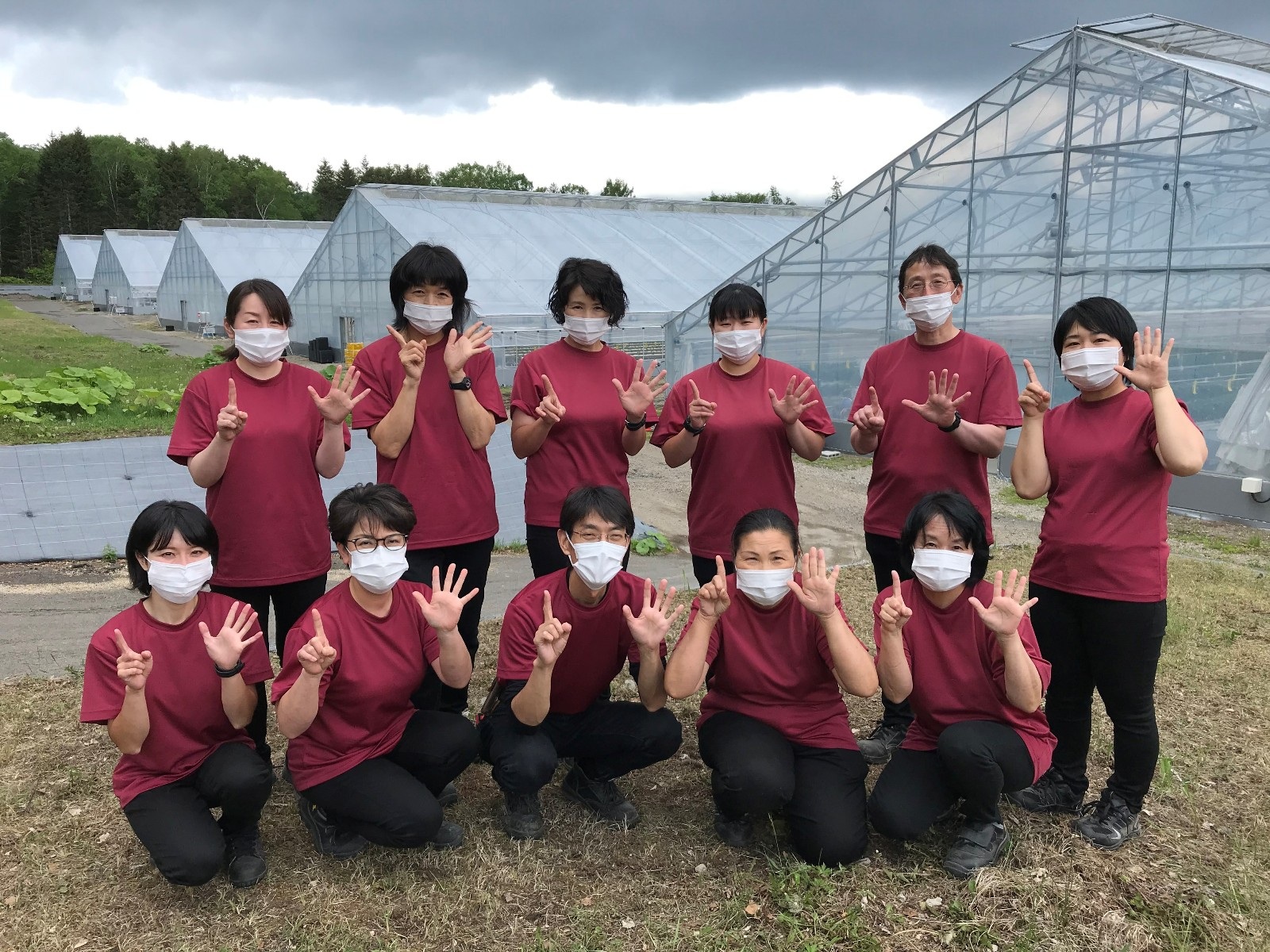 弟子屈農園のスタッフ
